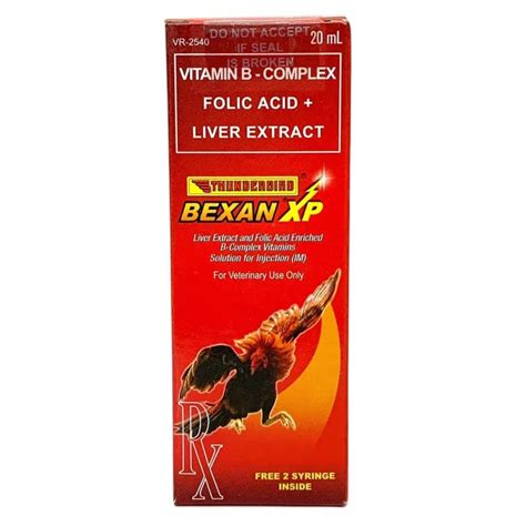 BEXAN XP 10 or 20 ML FOR FIGHTING COCKS.